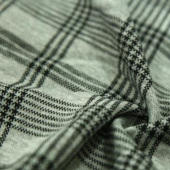 现货混纺提花针织服装面料