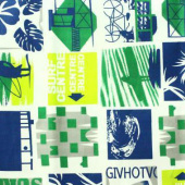 斜纹沙滩裤印花面料