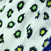 鸟克兰绣花 绣花面料 全涤 服装用布 厂家直销