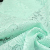 现货多色可供蕾丝复合针织面料 爆款透气连衣裙女装服装面料