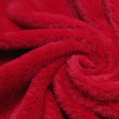 染色全涤小兔绒布面料 冬季大衣服装面料 多色可选 现货供应