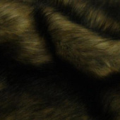 保暖全涤染色针织服装面料貉子毛