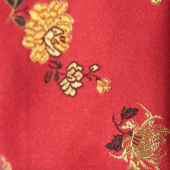 现货全涤小菊花服装面料