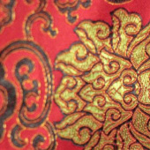 现货全涤富贵花服装面料