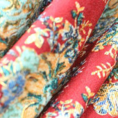 现货定位烫金印花服装面料