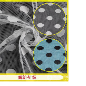 厂家现货直销 锦氨弹力蕾丝面料 圆点弹力蕾丝花边面料