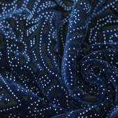 现货点塑烂花服装面料