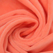 现货全涤针织水晶绒染色服装面料