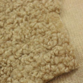 泰迪绒面料 全涤针织面料 服务用布