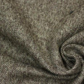 现货粗纺色织人字呢服装面料