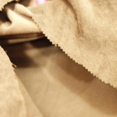 双染色 梭织涤棉14条灯芯绒 服装面料