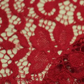 全涤蕾丝面料 100%涤 女装裙装服装面料 现货供应