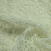锦棉蕾丝面料 35%锦65%棉 女装裙装服装面料 现货供应