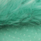 彩色貉子毛 针织面料 服装用料