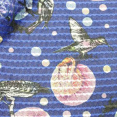 点子布印花 全涤针织 服装围巾