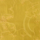 七彩雪纺绉绣花 梭织服装面料