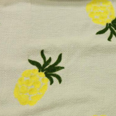 菠萝泡泡格 梭织服装面料