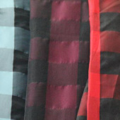 现货染色格子布服装面料