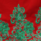 刺绣 绣花 涤黏梭织服装