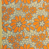 涤棉烧花 针织服装面料