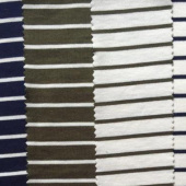 厂家直销 2016款300g TR色织布 双色条纹服装面料女装