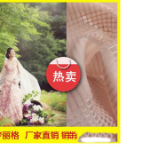 梦丽格 网眼布 女装童装网婚纱面料 厂家直销可加工定制