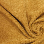 现货染色刷花全涤羊毛绒服装面料