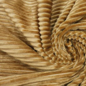 现货染色烫梳全涤钻石绒抽条服装面料