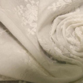 现货绣花棉大机绣服装面料