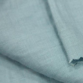 现货染色亚麻平纹服装面料