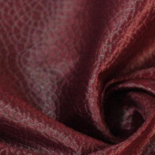 现货染色100%涤仿皮布服装面料