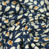 现货牛奶丝印花针织布服装面料