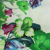 人棉双竹节160CM服装6001#印花面料
