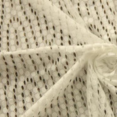 现货染色针织全涤/全锦流苏面料服装面料