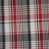 现货全涤梭织色织格子布多色可选