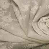 服装面料梭织绣花全棉大机绣
