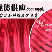 2017趋势新款面料 涤弹力网格条子提花面料 男女时装针织面料