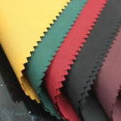 梭织染色100%涤幅宽155CM75D竹节棉记忆