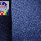 厂家直销供应经纬竹节牛仔布混纺交织弹力牛仔布料连衣裙服装面料