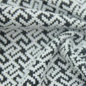 服装面料女装用针织提花工艺涤纶提花布