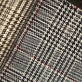 梭织化纤色织布 染色多色可选 服装面料春秋 夹克童装风衣