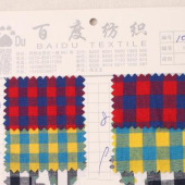 全棉色织布 1cm / 0.7cm 格子衬衫布