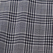 热销230g色织格子工装布 65T33R梭织微弹春夏休闲外套面料