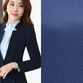 秋冬精品TR弹力布 时尚斜纹哔叽面料 优质涤纶梭织制服布料生产