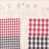 现货全棉色织泡泡布 女装衬衫格子布