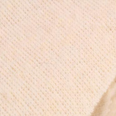 米白中颗粒羊羔毛 全涤针织服装面料 鞋帽毛绒布里料