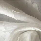 锦涤剪花布 阳离子套色小太阳花图案 时尚女装连衣裙上衣面料