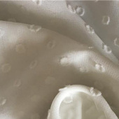 高捻低弹剪花 小圆点图案大量现货 连衣裙上衣裙子精品面料