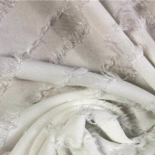 提花剪花雪纺 复合丝斜条图案大量现货 连衣裙上衣裙子精品面料