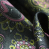 印花色丁全涤梭织提花染色女裙面料150CM门幅